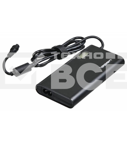 Блок питания Ippon SD90U автоматический 90W 15V-19.5V 10-connectors 1xUSB 2.1A от бытовой электросети LСD индикатор