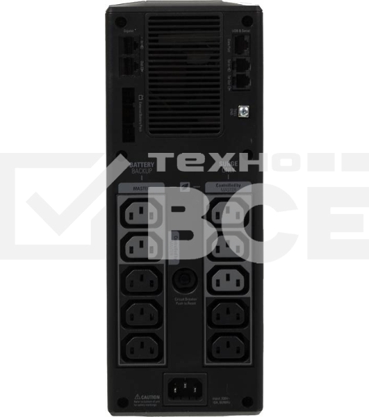 Источник бесперебойного питания APC Back-UPS Pro BR1500GI 865Вт 1500ВА черный