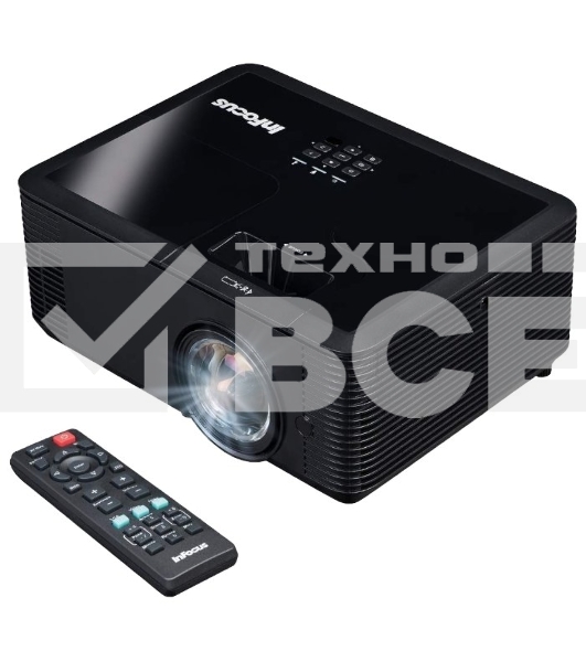 Проектор INFOCUS IN136ST DLP, 4000 ANSI Lm,WXGA (1280x800), 28500:1, 0.521:1, 3.5mm in,Composite video, VGA, HDMI 1.4a x3 (поддержка 3D), USB-A (для SimpleShare и др.), лампа 15000ч.(ECO mode),3.5mm out, Monitor out(VGA),RS232,RJ45,21дБ, 4,5 кг.