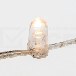 Гирлянда «LED Клип-лайт» 12 V, прозрачный ПВХ, 150 мм, цвет диодов теплый белый, фото5