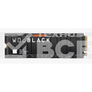 Накопитель SSD WD Black SN850 WDS500G1XHE, 500Gb, PCIe 4.0 x4, M.2 2280, NVMe, R/W 7000/4100