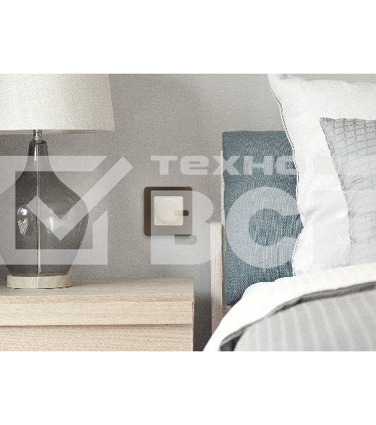 Рамка 1 пост. бронза Inspiria