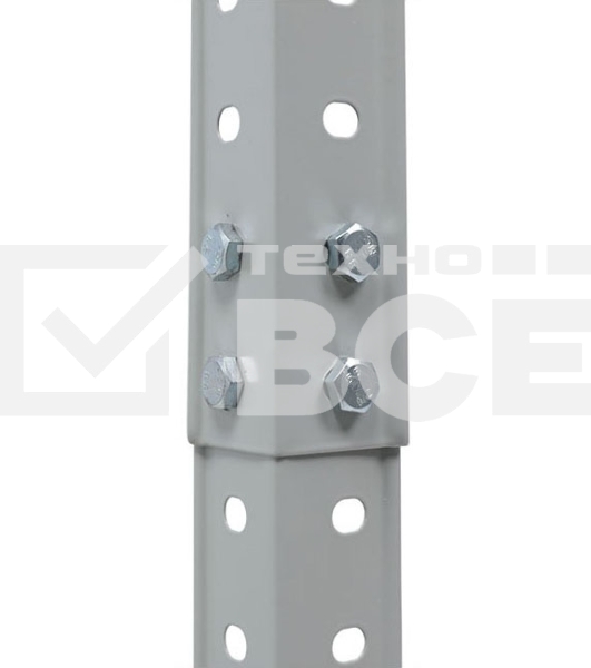 Стеллаж Практик ES пол.:4 разборная 1450x750x300мм серый