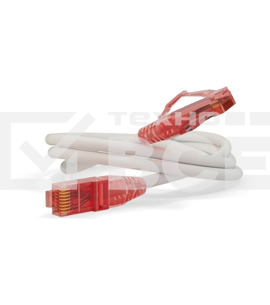 Патч-корд Hyperline U/UTP, Cat.5e, LSZH, 2 м, белый PC-LPM-UTP-RJ45-RJ45-C5e-2M-LSZH-WH