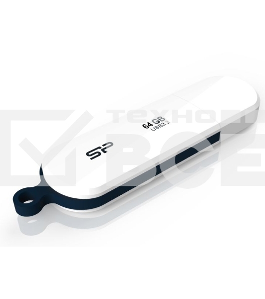 Флеш диск 64Gb Silicon Power Blaze B32, USB 3.2, Белый