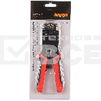 Инструмент обжимной Hyperline HT-3008AR для RJ-45/RJ-12/RJ-11 (упак:1шт) черный/красный, фото6