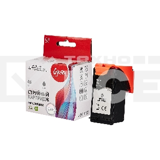 Струйный картридж Sakura CZ637AE (№46 Black) для HP, черный, 33 мл., 1600 к.