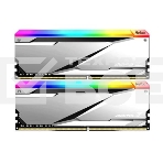Оперативная память NETAC, DDR5, 32GB (2x16GB), 6200MHz, CL32, с радиаторами, RGB, серебристый, фото 1