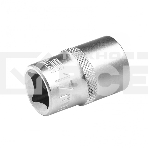 Головка торцевая, 17 мм, 12-гранная, CrV, под квадрат 1/2