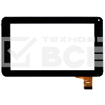 Сенсорное стекло (тачскрин) для DNS E76, черное, фото2
