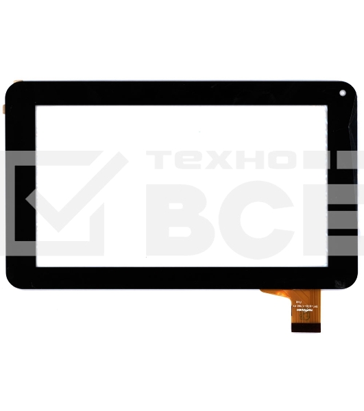 Сенсорное стекло (тачскрин) для DNS E76, черное