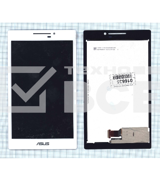 Модуль (матрица + тачскрин) для Asus ZenPad 7.0 Z370 белый