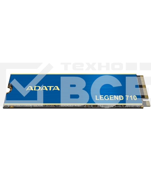 Накопитель SSD ADATA LEGEND 710, 1Tb, PCIe 3.0 x4, M.2 2280, NVMe, R/W 2400/1800, с радиатором