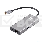 Адаптер VCOM CU459 Type-Cm --> RJ-45+2USB3.0(f) + PD100 Вт Alum Shell VCOM <CU459>, фото2