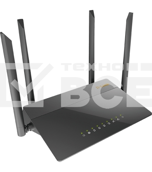 Маршрутизатор DIR-841/GF,DIR-841/GFRU AC1200 Wi-Fi Router, 1000Base-X SFP WAN, 4x100Base-TX LAN, 4x5dBi external antennas