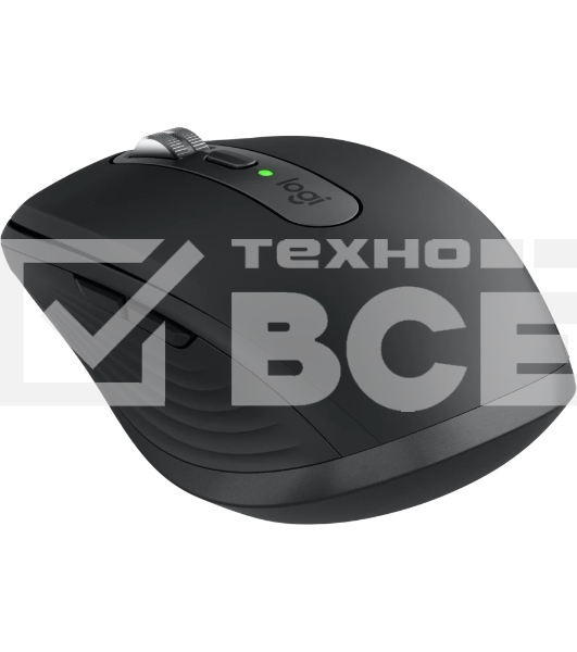 Мышь беспроводная/проводная Logitech MX Anywhere 3S графитовый, 8000 dpi, радиоканал, Bluetooth, USB, кнопки - 6