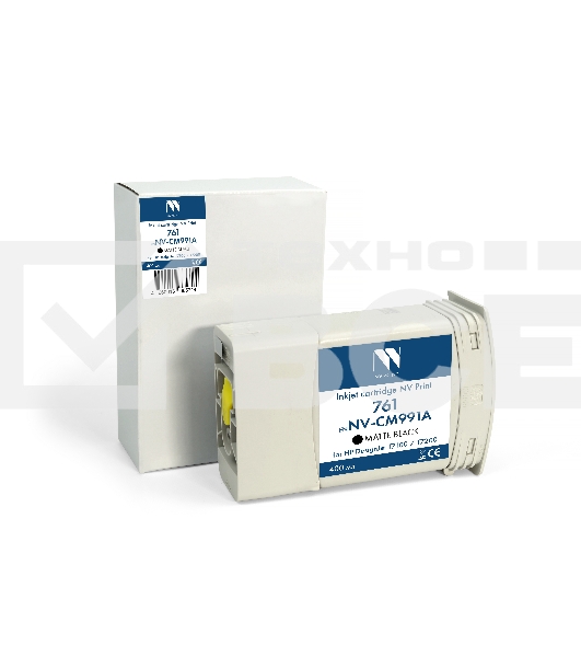 Струйный картридж NVPrint 761 (NV-CM991A) черный для HP DesignJet T7100 / T7200 (400 мл)  совместимый