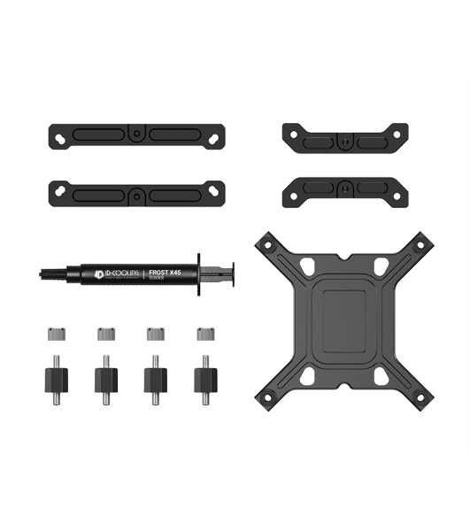 Кулер для процессора ID-COOLING IS-53-XT BLACK LGA1851/1700/1200/115X/AM5/AM4 низкопрофильный высота 53мм (24шт/кор, TDP 120W, PWM, 4 тепл.трубок/медная база, FAN 92мм, черный) BOX