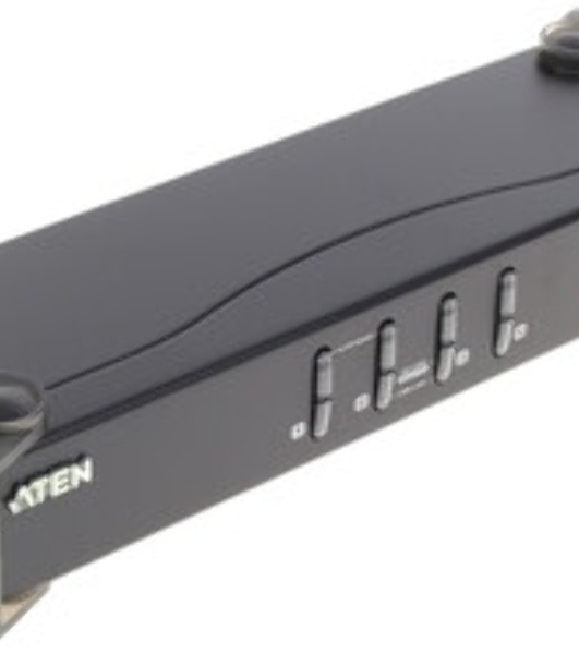 Переключатель ATEN KVM Switch CS1764A-AT-G 4-х портовый USB 2.0 DVI KVMP-переключатель (KVM Switch)