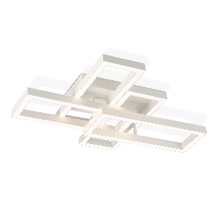 Потолочный светодиодный светильник Ambrella light FA1001/2+2 WH белый 65W 3000K-6400K 550*453*130 (ПДУ ИК)