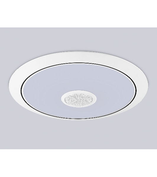 Музыкальный светодиодный светильник Ambrella light FZ720 WH белый IP20 52W 3000-6500K+RGB Music 450*65 (ПДУ ИК)
