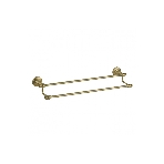 Держатель для полотенец Potato Bronze настенный, двойной 65 см P2609 антикварная бронза, фото3