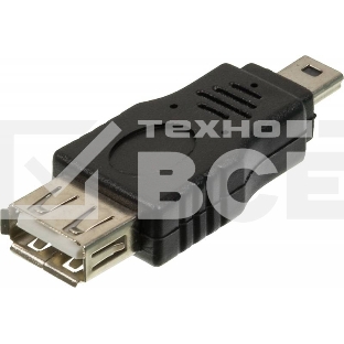 Переходник USB2.0 Ningbo mini USB (m)/USB A (f)