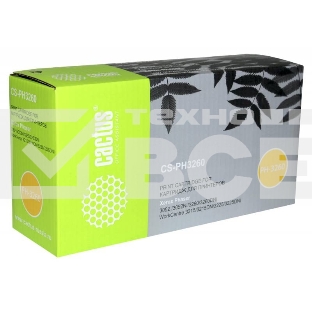 Картридж лазерный Cactus CS-PH3260 106R02778 черный (3000 стр.) для Xerox Phaser 3052/3260/WC 3215/3225