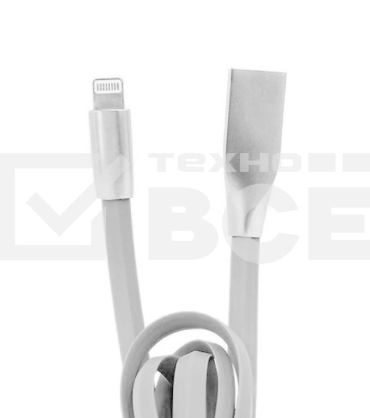 Кабель USB ACD-Infinity Lightning ~ USB-A TPE, 1.2м, белый (ACD-U922-P5W)