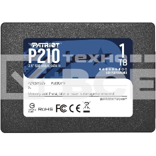 Накопитель SSD Patriot P210, 1TB, SATA III, 2.5