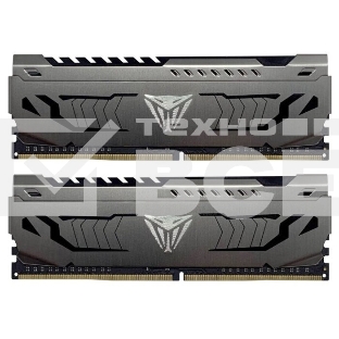 Оперативная память Patriot Viper Steel, DDR4, 64GB (2x32GB), 3200MHz, CL16, радиатор, черный