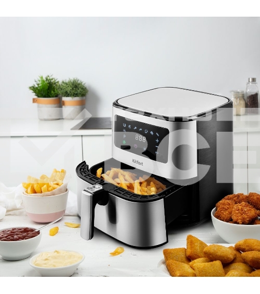 Аэрогриль Kitfort KT-2228 1700Вт серебристый