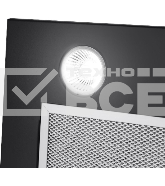 Вытяжка встраиваемая Maunfeld Crosby Singl 60 черный, 60 см, 850 куб. м/ч, 48 дБ