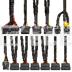 Серверный блок питания  400W ExeGate ServerPRO-400ADS (ATX, APFC, КПД 82% (80 PLUS), 2x8cm fans, 24pin, (4+4)pi, фото 1