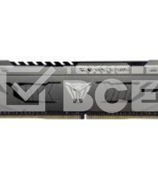 Оперативная память Patriot Viper Steel, DDR4, 8GB, 3000MHz, CL16, DIMM, с радиатором, черный