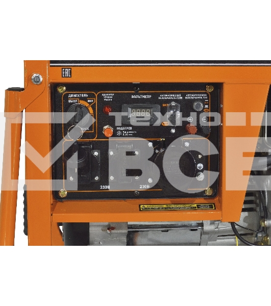 Генератор Carver PPG- 7000DE 6.3кВт
