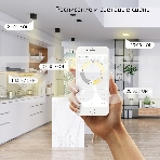 Лампа светодиодная филаментная Gauss Smart Home DIM E27 Diamond Golden 7 Вт 1/40, фото6