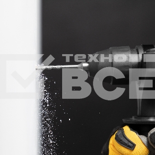 Бур по бетону , двойная спираль, Cobalt W-tip, 4x110 мм, SDS PLUS Denzel