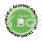 Щетка для УШМ Сибртех 150 мм, М14, Чашка, крученая проволока 0,5 мм, фото3