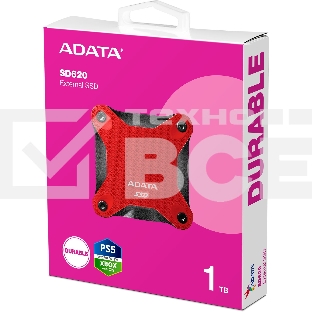 Внешний накопитель SSD 1TB A-DATA SD620, External, USB 3.2, [R/W -550/500 MB/s] красный