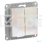 Механизм выключателя 2-кл. ATLAS DESIGN (сх.5) 10АХ жемчуг SchE ATN000451, фото2