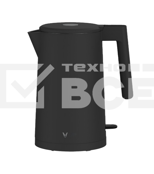 Чайник электрический Viomi Double-layer kettle черный V-MK171A