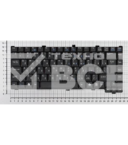 Клавиатура для ноутбука Fujitsu-Siemens Amilo M7440 M7440G M6100 черная