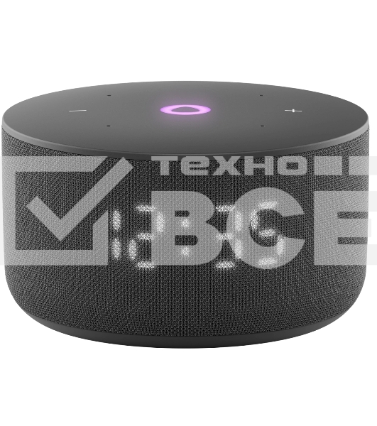 Умная колонка Yandex Станция Мини 3 Алиса черный 12W 1.0 BT/Wi-Fi