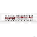 Набор торцевых головок Rexant 12-8316, 1/4, шестигранные, CrV, 10 шт., 4-13 мм, фото4