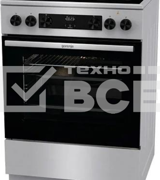 Электрическая плита Gorenje GECS6C70XC нержавеющая сталь