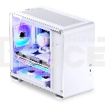 Корпус без блока питания JONSBO U4 Mini, Mini-Tower, TG, no fan, 1xUSB-A 3.0 + 1xUSB-C 3.2, mATX, mITX White, фото12