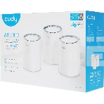 Бесшовный Mesh роутер Cudy M3000 (M3000(3-PACK) WHITE) AX3000 100/1000/2500BASE-T белый (упак.:3шт), фото9
