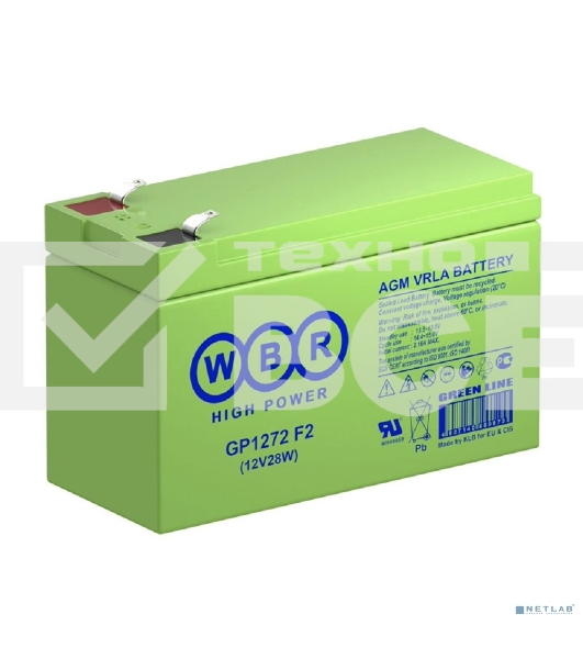 Батарея WBRGP1272 F2 (12V28W) 12В 7.2А.ч