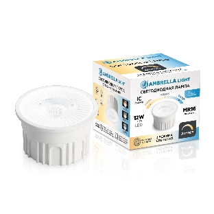 Лампа светодиодная 212610 LED MR16-PR 12W IC 220-240V 38° 6400K 4000K 2700K CCT Memory Dimmer